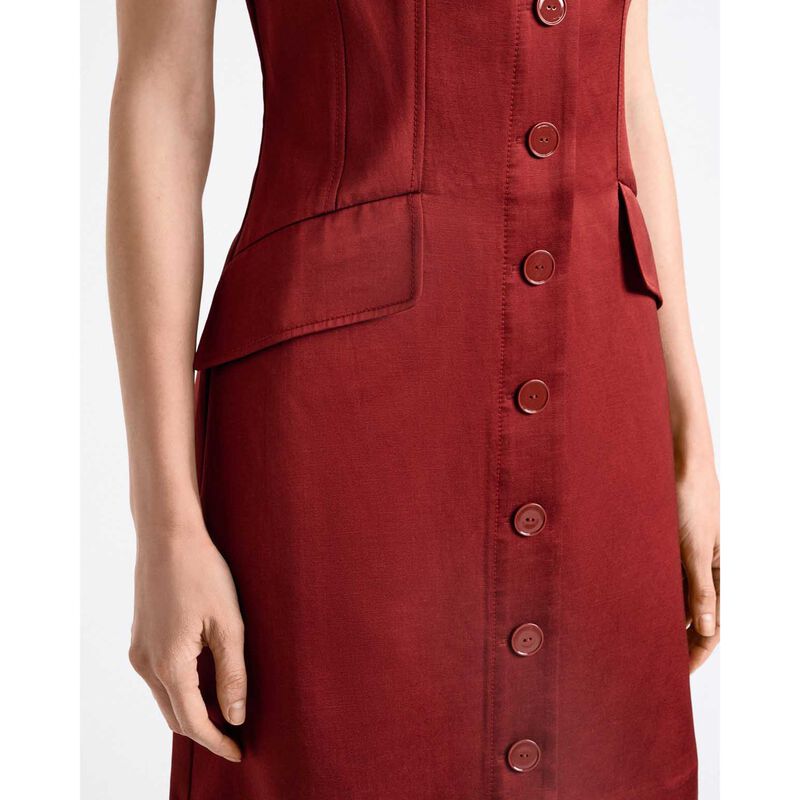 Cue Satin Shift Mini Dress image number 2